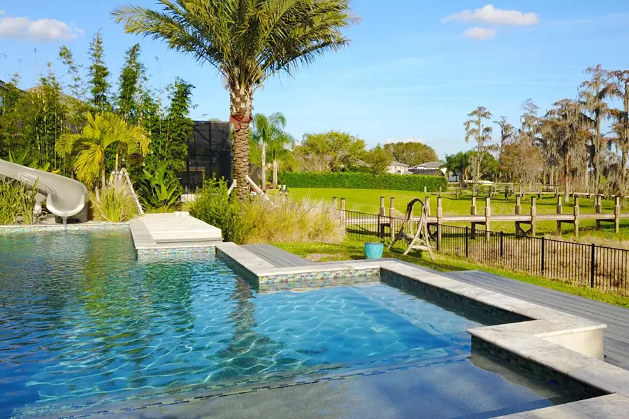 Luxury Pools With Slides