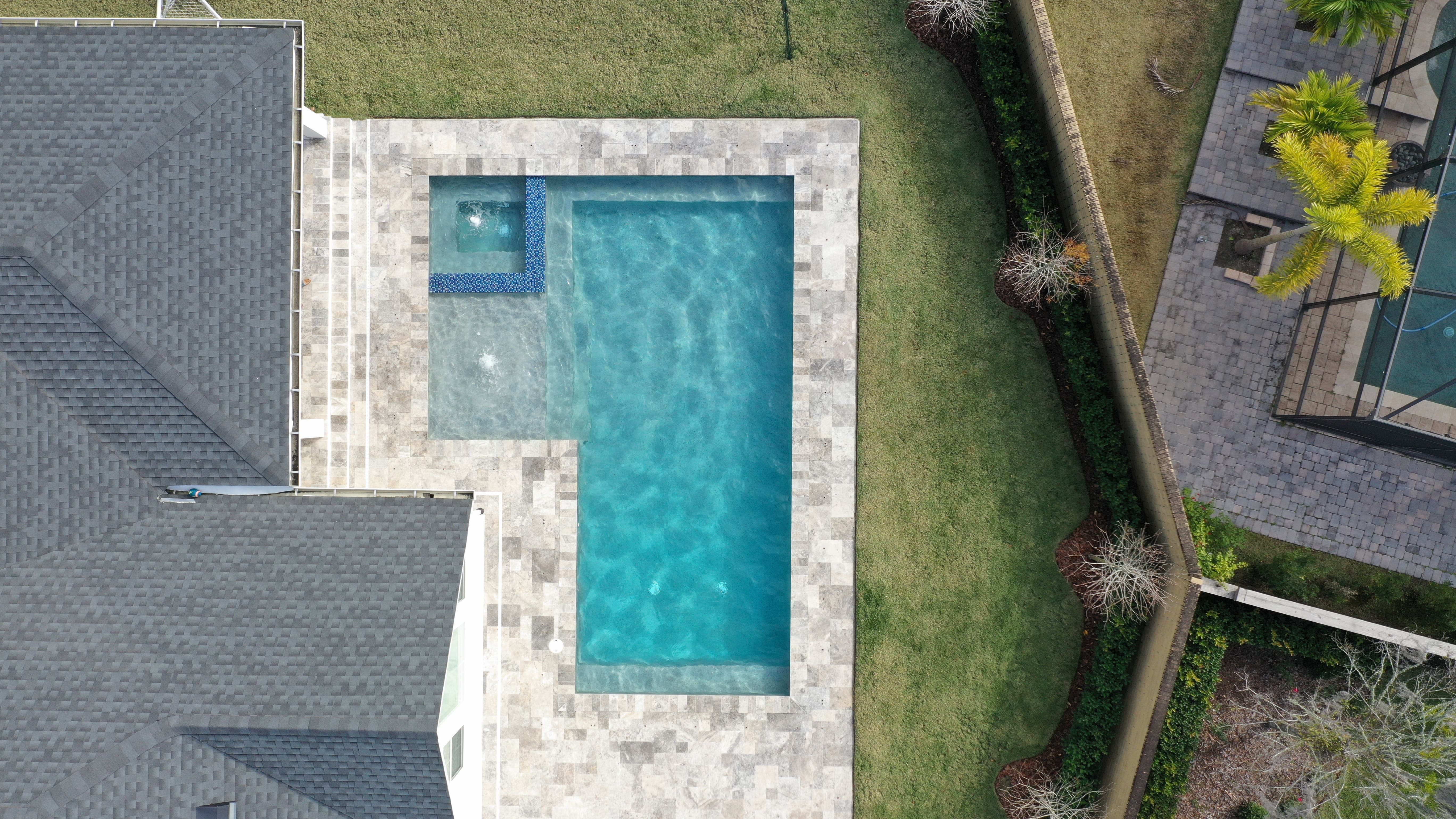 well-designed in-ground pool